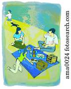 family picnic family picnic