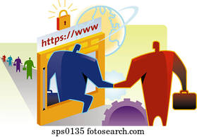 An online business meeting