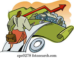 A woman with rising mortgage rates