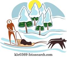 Sled Illustrations and Clipart. 2,226 sled royalty free illustrations