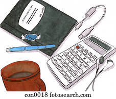 vida, de, um, estudantes, ferramentas