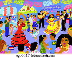 A Latin American street festival A Latin American street festival