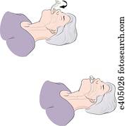 Clip Art of Oropharyngeal Airway 2-Inserting Airway orophar2 - Search ...