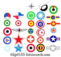 Clipart of aircraft markings one 02p0154 - Search Clip Art ...