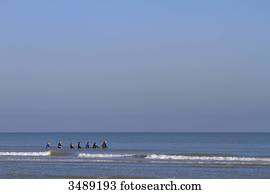 France, Northern France, Gravelines. Boat