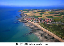 France, Northern France, Pas de Calais. Audresselles