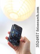 frança, casa, automação, começar, de, um, smartphone