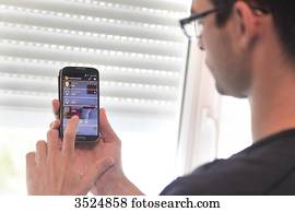 frança, casa, automação, começar, de, um, smartphone