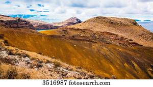 Madeira Island, Ponta do Furado volcanic rock