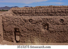 Mexico, Chihuahua State, Paquime or Casas Grande, Pre-Columbian archaeological zone, Unesco World Heritage site