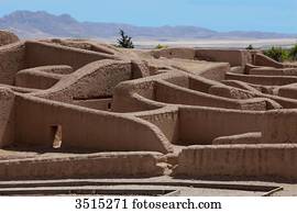 Mexico, Chihuahua State, Paquime or Casas Grande, Pre-Columbian archaeological zone, Unesco World Heritage site