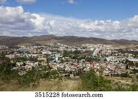 Mexico, Zacatecas state, General view of Zacatecas, Unesco World Heritage site