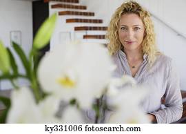 Portrait of a mid adult woman