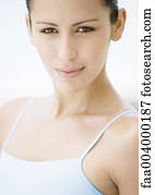 Woman wearing tank top