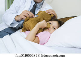 doctor teddy bear with stethoscope