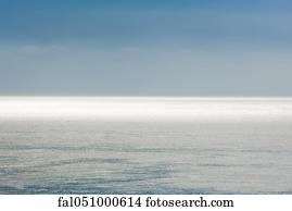 Horizon over sea