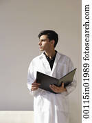 A man in a lab coat