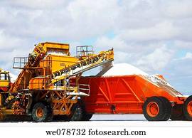 Salt industry, Guerrero Negro, Baja California Sur, Mexico