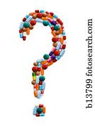 farmacêutica, formando, marca pergunta