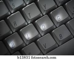 teclado, com, BLOG, destacado
