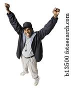 treinador, alegrando