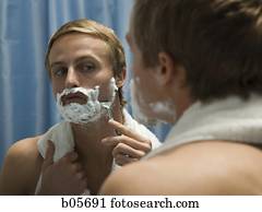 macho, aparência, mesmo