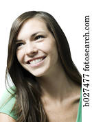 woman with brown hair