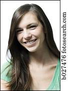 woman with brown hair