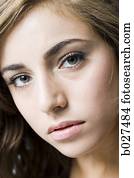 woman with brown hair