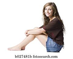 woman with brown hair