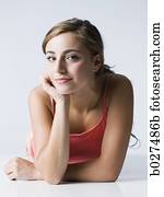 woman with brown hair