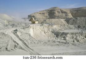 Heavy Plant Phosphate Mine Metlaoui Tunisia