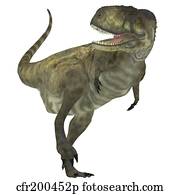 Plateosaurus 恐竜 正面図 イラスト Cfr0499p Fotosearch