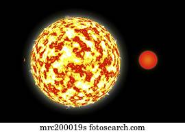 Artist's depiction of a binary star system with a close orbiting planet.