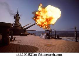 battleship caliber fires firing