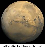 Global mosaic of Mars.