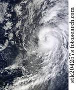 Hurricane Humberto off West Africa.