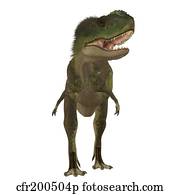 Plateosaurus 恐竜 正面図 イラスト Cfr0499p Fotosearch