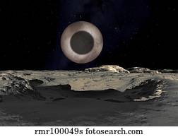 The Shadow of Charon on Pluto