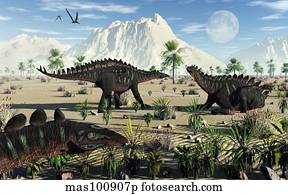 um, grupo pequeno, de, stegosaurid, miragaia, dinosaurs. um, grupo pequeno, de, stegosaurid, miragaia, dinosaurs.