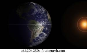 vista, de, terra, em, seu, equinox.