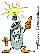 drahtloses telefon, mit, helle idee drahtloses telefon, mit, helle idee