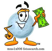 moon with money