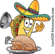 taco, mit, türkei taco, mit, türkei