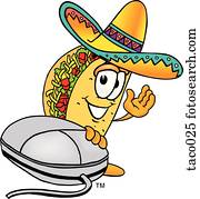 taco, und, maus taco, und, maus
