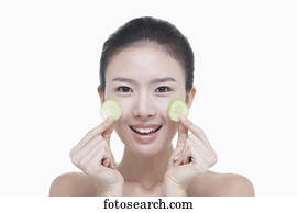 skincare, ......的, 婦女的, 臉