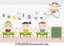 abbildung, von, englisches, bildung, mit, kinder abbildung, von, englisches, bildung, mit, kinder