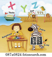 alphabet, x, studieren, mit, abbildung, und, w?rter alphabet, x, studieren, mit, abbildung, und, w?rter