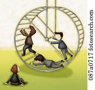 Как нарисовать круг в иллюстраторе. Go round in circles idiom. Going around the circle. Run around in circles. Человек в замкнутом круге.