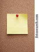 memo pad on the wall